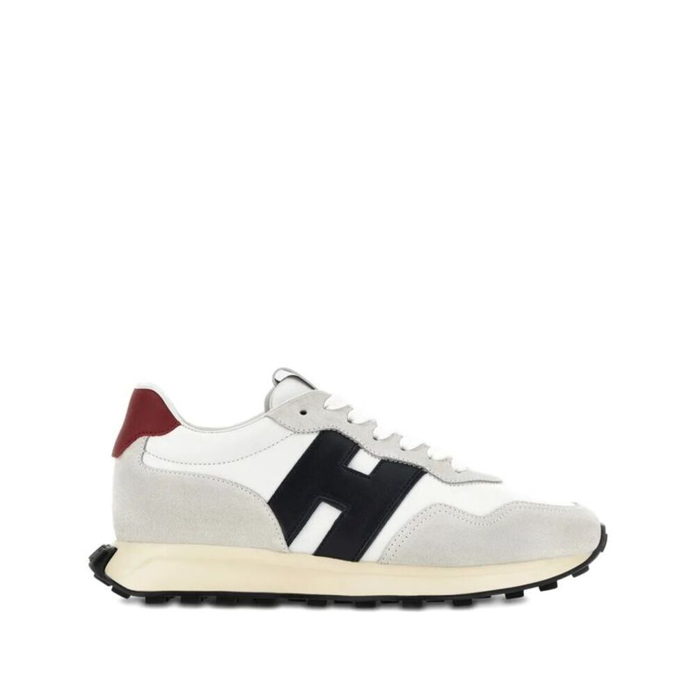 Hogan Men Hogan H601 Suede And Nappa Leather Sneakers